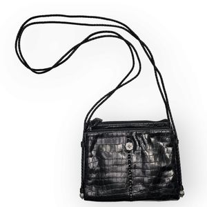 Brighton Croc Embossed Small Crossbody